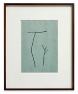 Figure by Gary Hume contemporary artwork drawing works on paper