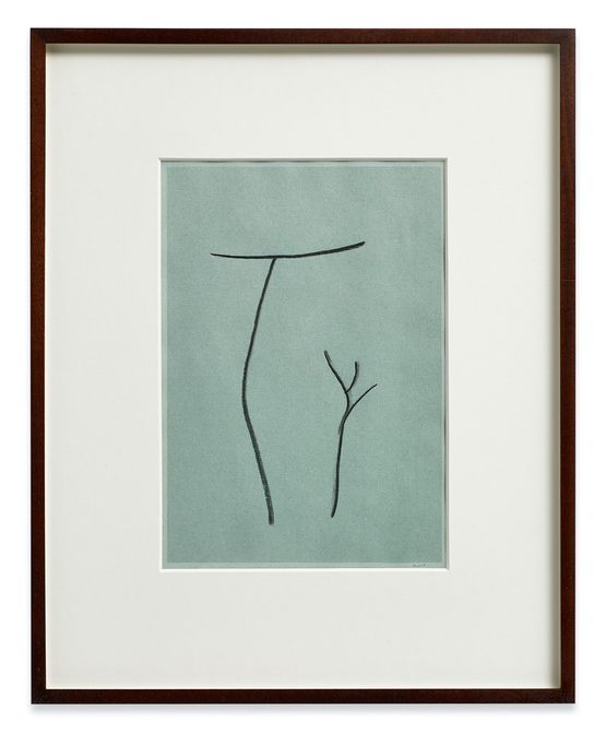 Figure by Gary Hume contemporary artwork Works on Paper