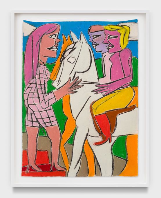 Good Luck to the Runners by Ruby Neri contemporary artwork Works on Paper