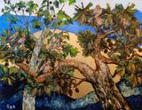 Among the Branches by Rza Rzazade contemporary artwork painting