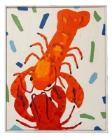 . Lobster .. Couple . by Philip Emde contemporary artwork painting