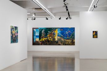 Contemporary art exhibition Bae Yoon Hwan What In My Back Yard at Gallery Baton Seoul South Korea