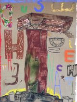 The Disenchanted House by Jenny Watson contemporary artwork painting