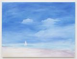 The Sailboat Arriving at the Island by Karen Kilimnik contemporary artwork painting