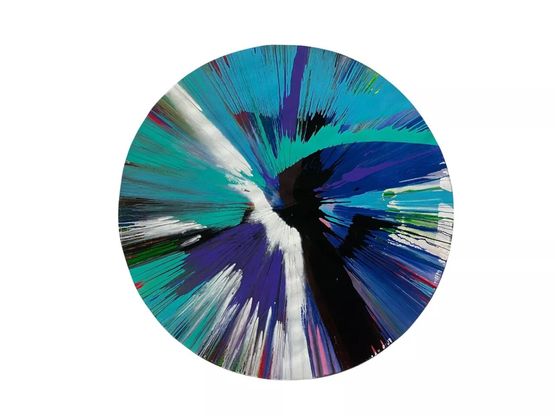 Untitled spin by Damien Hirst contemporary artwork Painting