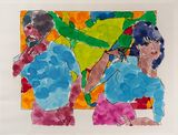 Suite for Discovery Channel Online by Harold Cohen contemporary artwork painting