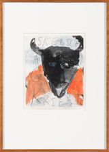 Untitled by Newell Harry contemporary artwork painting works on paper drawing