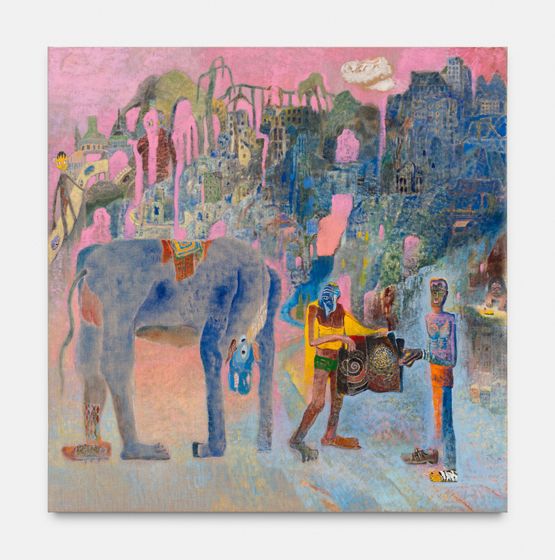 Debris of Eternity by Qiu Xiaofei contemporary artwork Painting