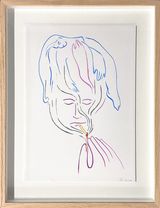 Paris At Night Jacques Prevert by Tess Dumon contemporary artwork works on paper mixed media