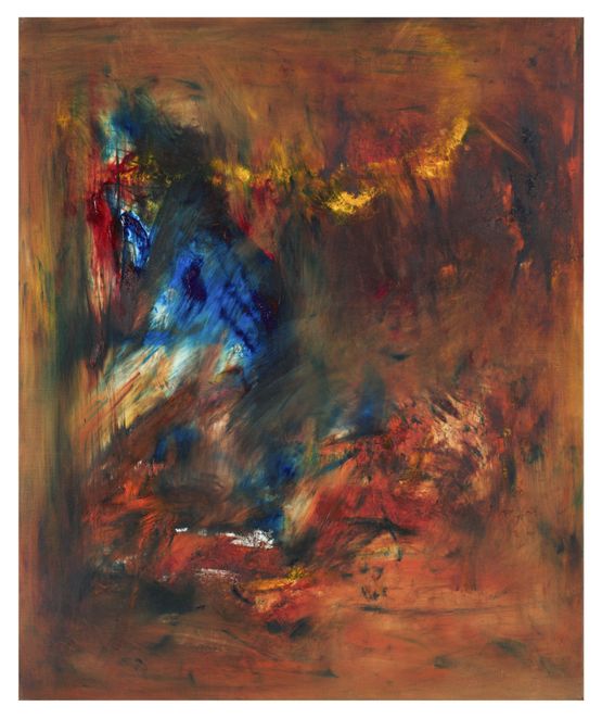 Ash and Stalacite by Marie De Villepin contemporary artwork Painting