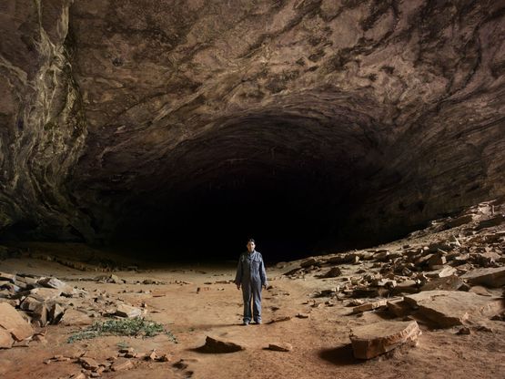 The Cave from the series Places of Power by Marina Abramovic contemporary artwork Photography