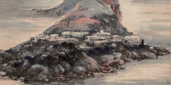 Shek-O by Lui Shou-Kwan contemporary artwork Works on Paper