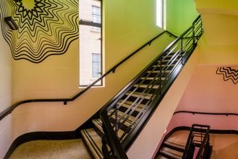 Contemporary art exhibition Claudia Comte There Was No Up There Was No Down There Was No Side To Side at Rockbund Art Museum Shanghai China