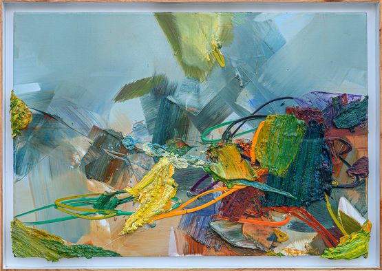 the sun shines by Erizal As contemporary artwork Painting