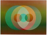 Color Aditivo Panam Circulos 5 by Carlos Cruz-Diez contemporary artwork print