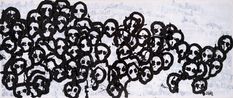 Untitled left by Yang Jiechang contemporary artwork Painting
