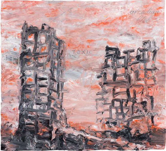 Counting For Nothing 10 by Fiona Hall contemporary artwork Painting