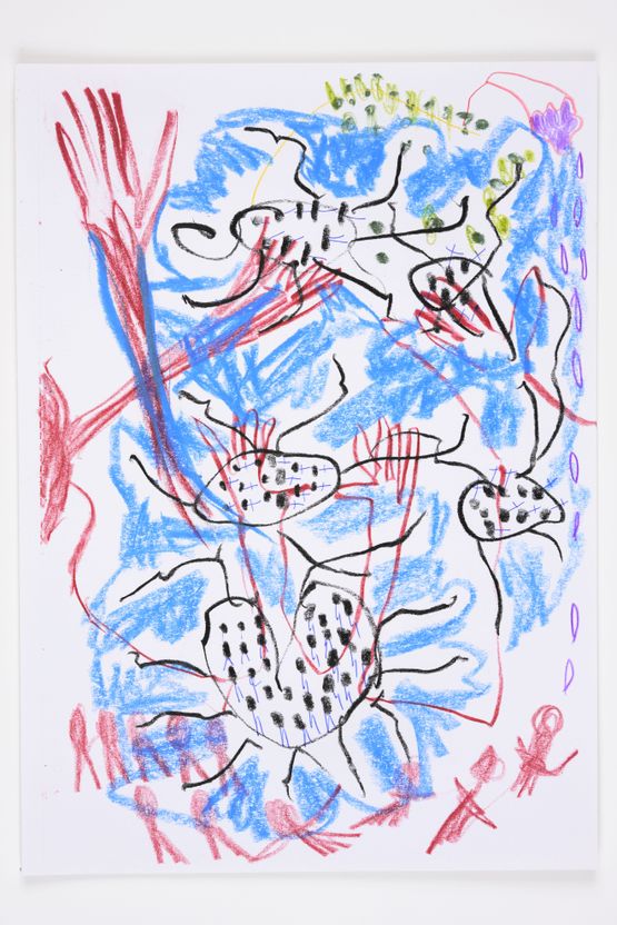 De-Fossilization Of The Look Dialogue With Madonna Del Parto by Pelagie Gbaguidi contemporary artwork Works on Paper