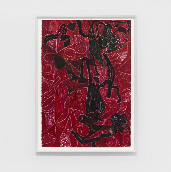 The Lines 1-2 by He Xiangyu contemporary artwork Painting