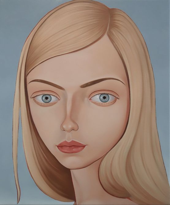 Mrs Jessie Roestenberg 1954 by Peter Stichbury contemporary artwork Painting