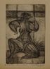 Reclining Figure by Krishna Reddy contemporary artwork Print