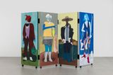 Buying Vegetable Buying Meat by Miao Miao contemporary artwork mixed media