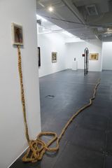 The Thin Gold Line by Richard Streitmatter-Tran contemporary artwork installation mixed media