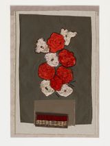FLORES PARA EXU 01 by Fernando Marques Penteado contemporary artwork textile