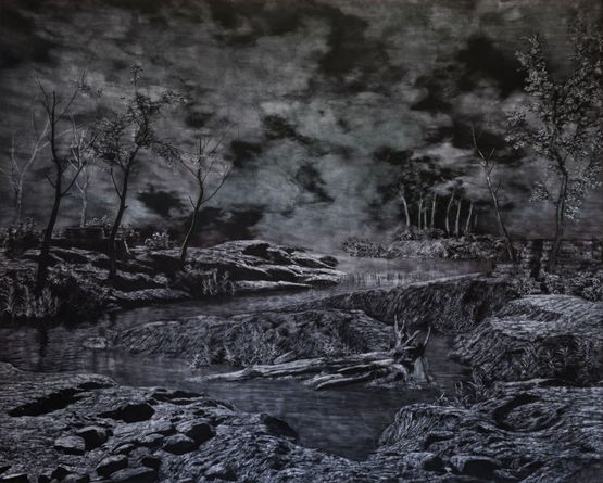 Untitled by Pranay Dutta contemporary artwork Painting