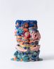 Polychrome OTT 6 spouted VaseCandelabra by Ebony Russell contemporary artwork Sculpture