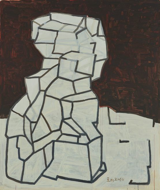 Invisible Boxes by Wang Chuan contemporary artwork Painting