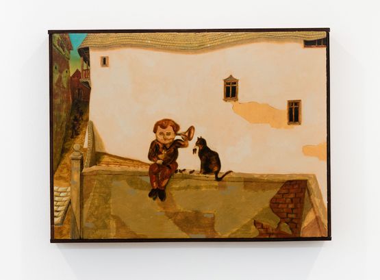 Deaf Boy by Andrei Pokrovskii contemporary artwork Painting