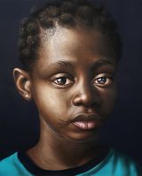 Amiya as an Adolescent by Babajide Olatunji contemporary artwork painting