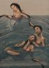 Oceans and Hair by Hayv Kahraman contemporary artwork Painting