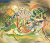 Rebirth of the Stone by Sophie Von Hellermann contemporary artwork painting