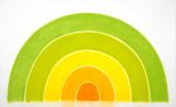 Oak Leaves Arc by David Nash contemporary artwork Works on Paper