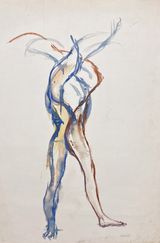 Unfurl 2 by Antonio Mak contemporary artwork painting works on paper
