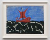 The Red Ship by Marian Spore Bush contemporary artwork works on paper