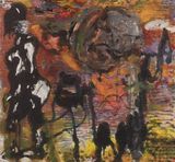 Time by Yuan Yunsheng contemporary artwork mixed media works on paper