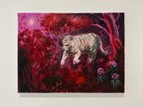 Jumping Tiger by Charles Hascoet contemporary artwork painting