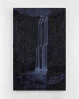 free fall by Michael Raedecker contemporary artwork painting