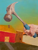 Divine Hammer by Alex Sewell contemporary artwork painting