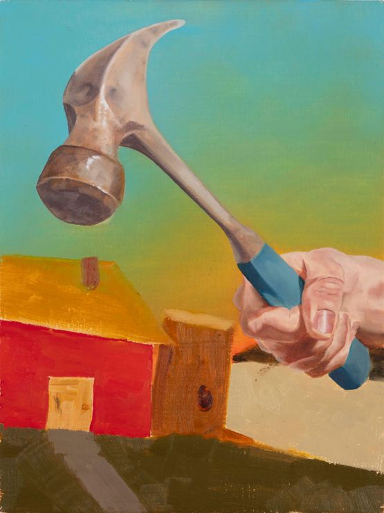 Divine Hammer by Alex Sewell contemporary artwork Painting