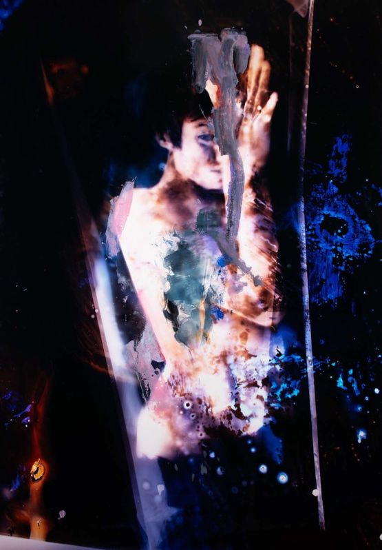 The Distances Jane by Matt Saunders contemporary artwork Painting