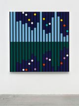 Another World Sound Graph by Sarah Morris contemporary artwork painting