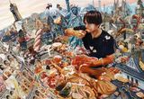 World Food Tour by Kumazawa Mikiko contemporary artwork mixed media
