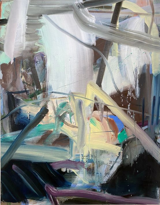 A Cloudy and Bright Day by Koo Jiyoon contemporary artwork Painting