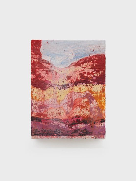 Red Rocks and Cloud by Daniel Chen contemporary artwork Painting
