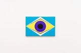 Eye left by Mikala Dwyer contemporary artwork painting