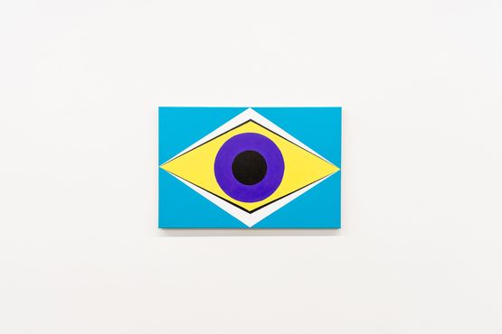 Eye left by Mikala Dwyer contemporary artwork Painting